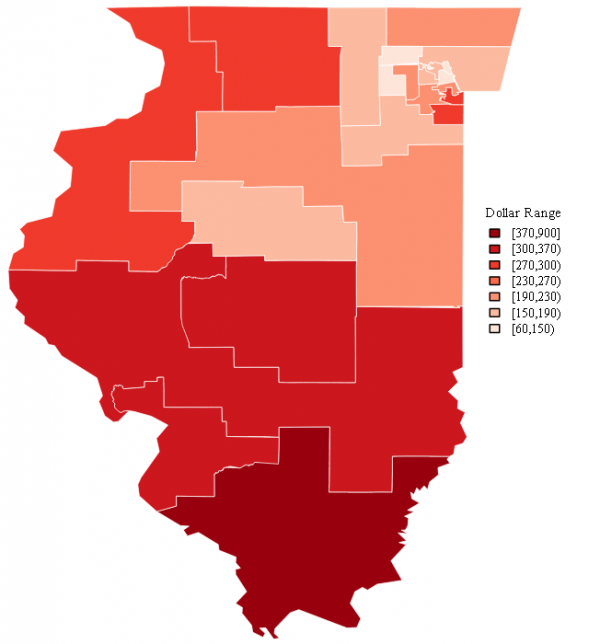 Illinois Average Social Security Disability Income (SSDI)