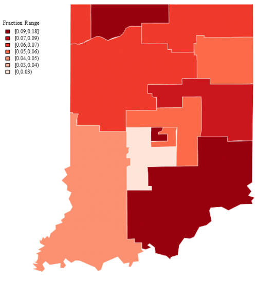 Indiana Teenage Out-of-Wedlock Births