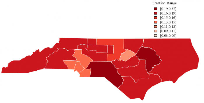 North Carolina Overall Poverty